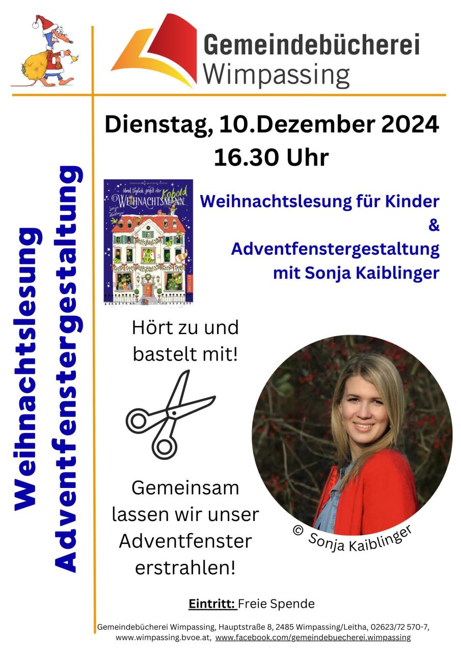 Plakat Adventlesung 2024